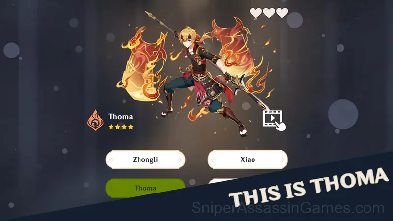 Guess the character: Genshin gameplay screenshot 2