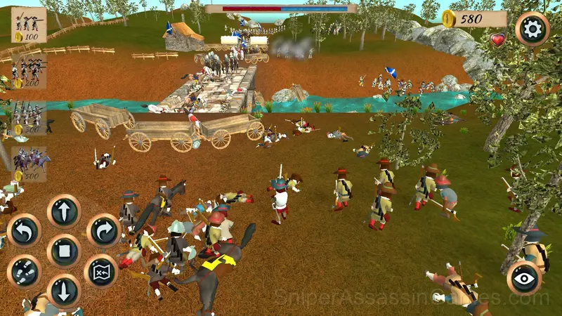 Musketeers Gunpowder vs Steel gameplay screenshot 2