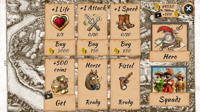 Musketeers Gunpowder vs Steel gameplay screenshot 4
