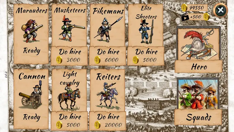 Musketeers Gunpowder vs Steel gameplay screenshot 6