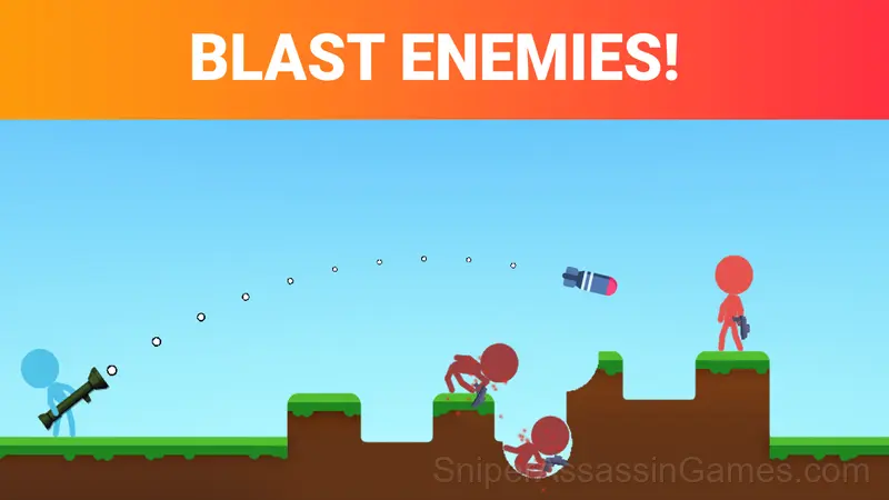 Stickman Bullets Ragdoll gameplay screenshot 1