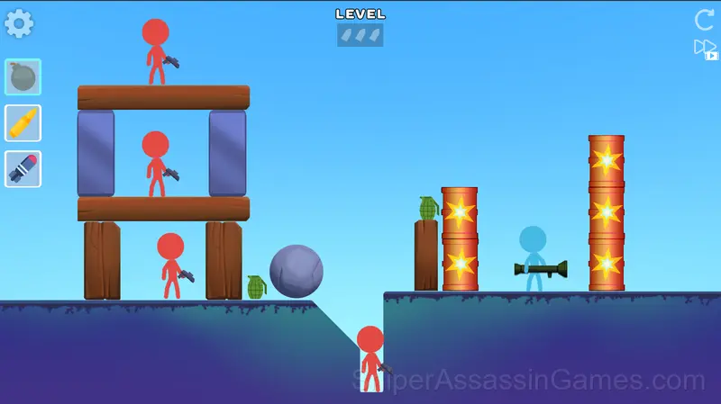 Stickman Bullets Ragdoll gameplay screenshot 4