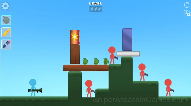 Stickman Bullets Ragdoll gameplay screenshot 5