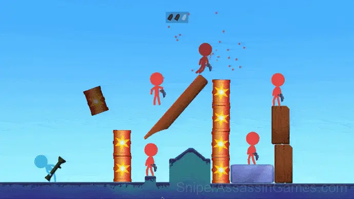 Stickman Bullets Ragdoll gameplay screenshot 6