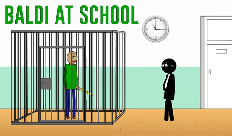 Play Baldi at school
