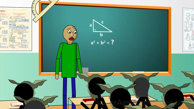 Baldi at school gameplay screenshot 5