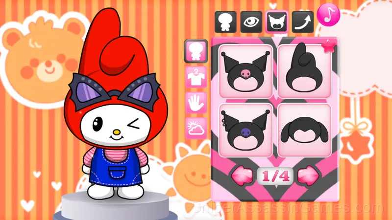 Kuromi Maker gameplay screenshot 2