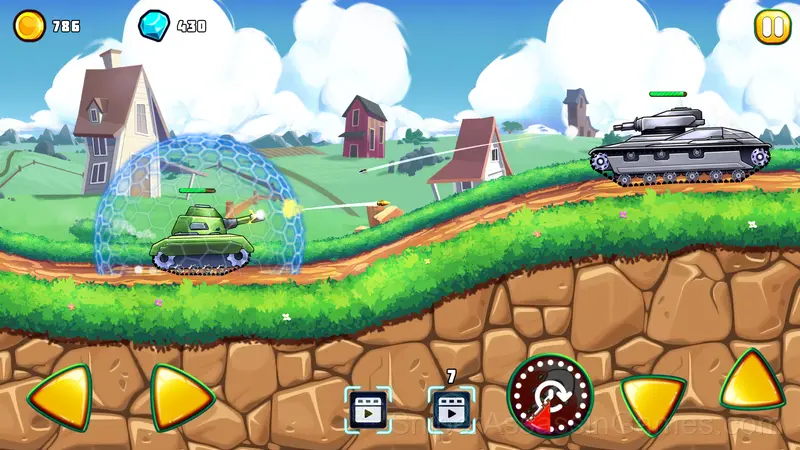 Operation Tank War gameplay screenshot 1