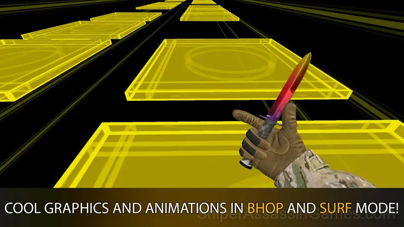 Surf GO: CS 2 Parkour and Case Simulator gameplay screenshot 1