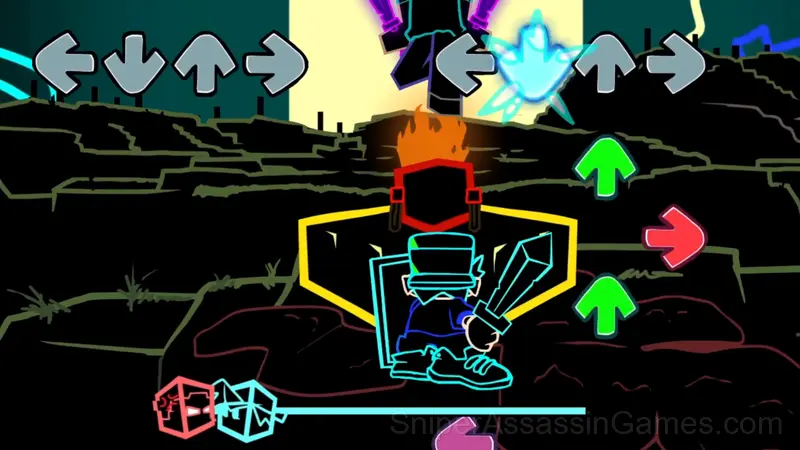 Friday Night Funkin' vs Herobrine Reborn gameplay screenshot 4