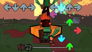Friday Night Funkin' vs Herobrine Reborn gameplay screenshot 5