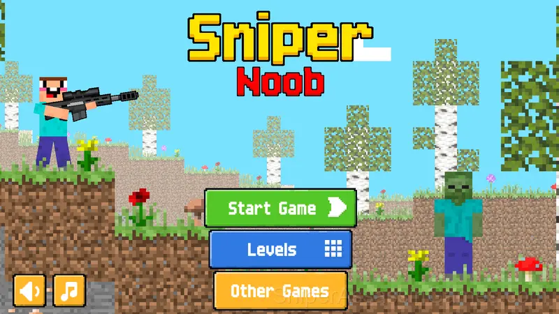 Sniper Noob gameplay screenshot 1