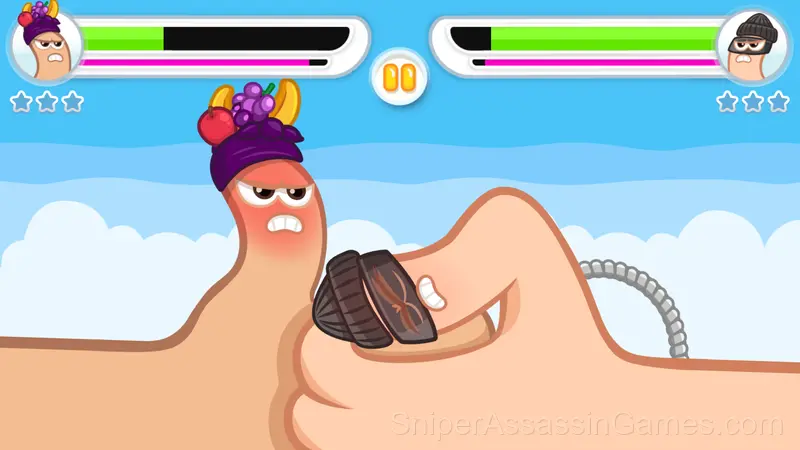 Extreme Thumb War gameplay screenshot 1