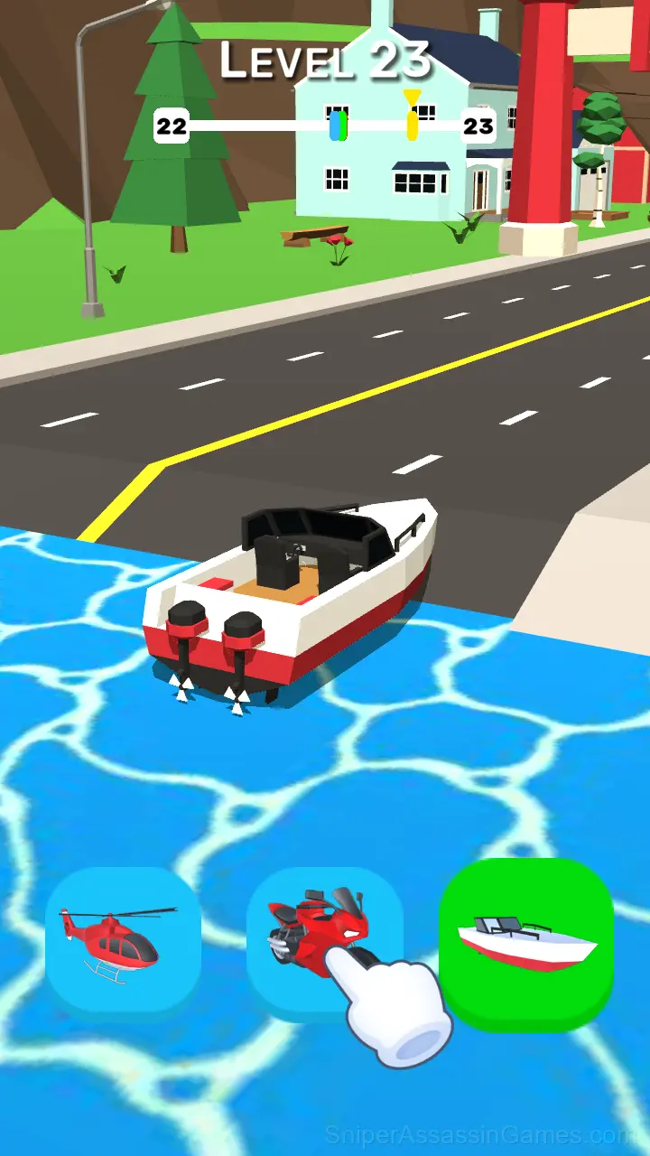 Shape Shifting Race gameplay screenshot 2
