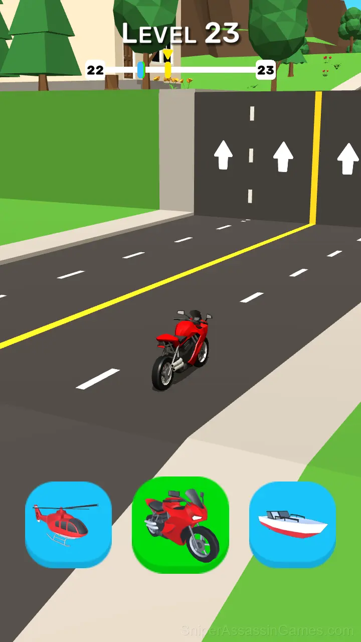 Shape Shifting Race gameplay screenshot 3