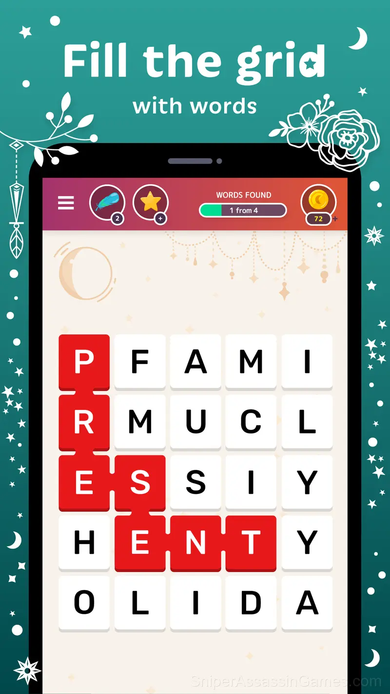 Word Catcher: Word Search gameplay screenshot 1