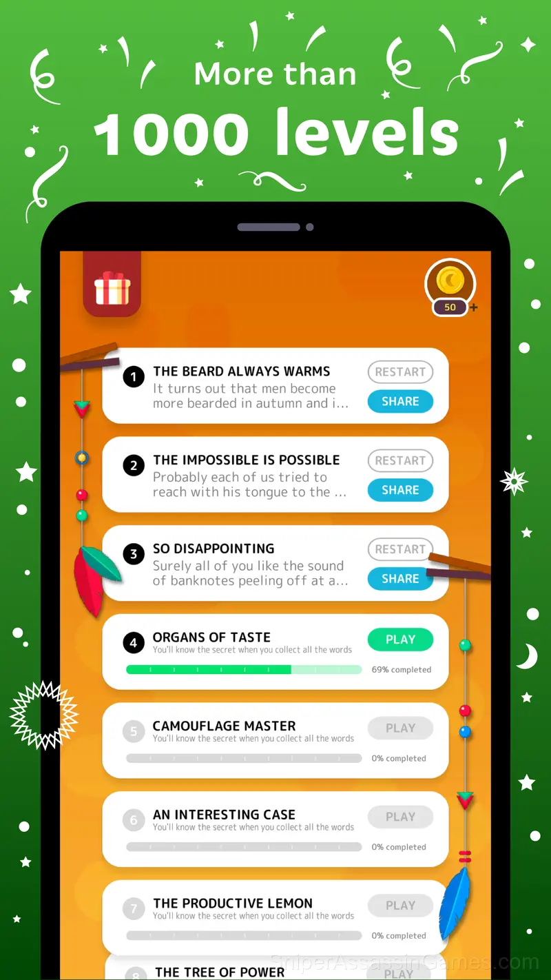 Word Catcher: Word Search gameplay screenshot 2