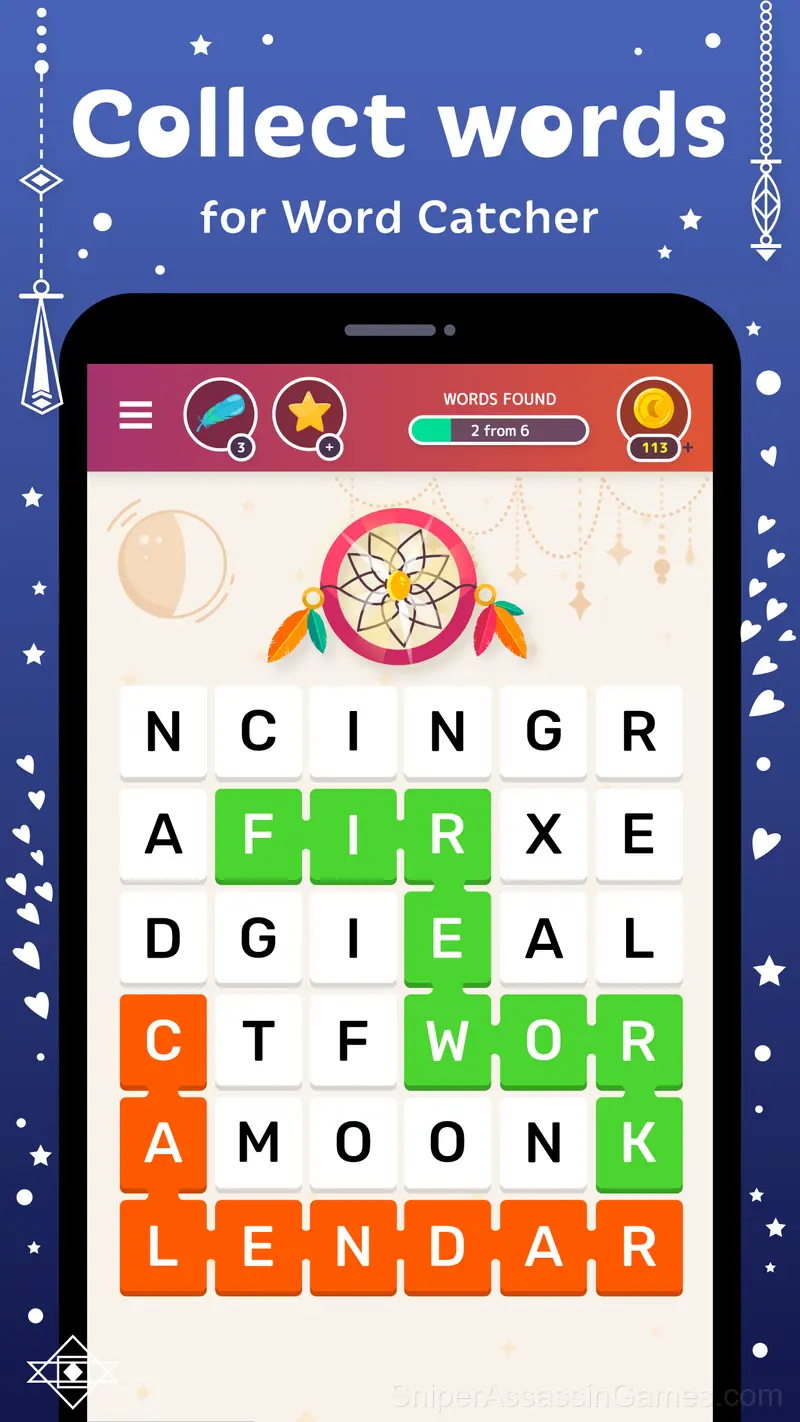 Word Catcher: Word Search gameplay screenshot 3