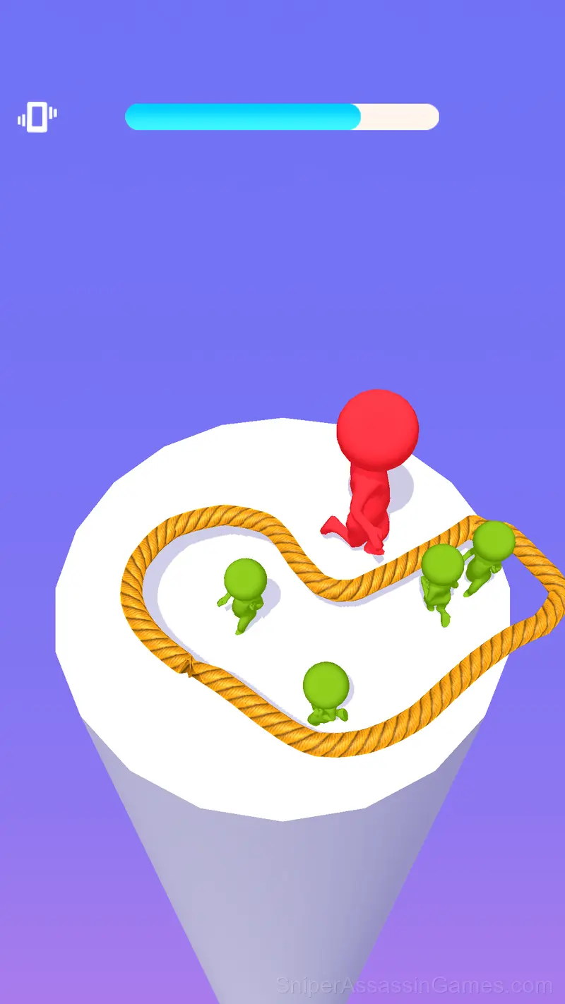 Rope Merge gameplay screenshot 2