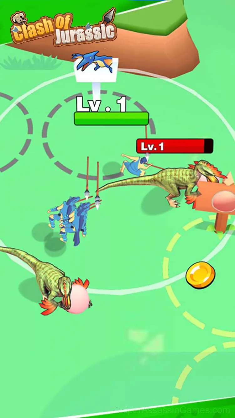Clash of Jurassic gameplay screenshot 3