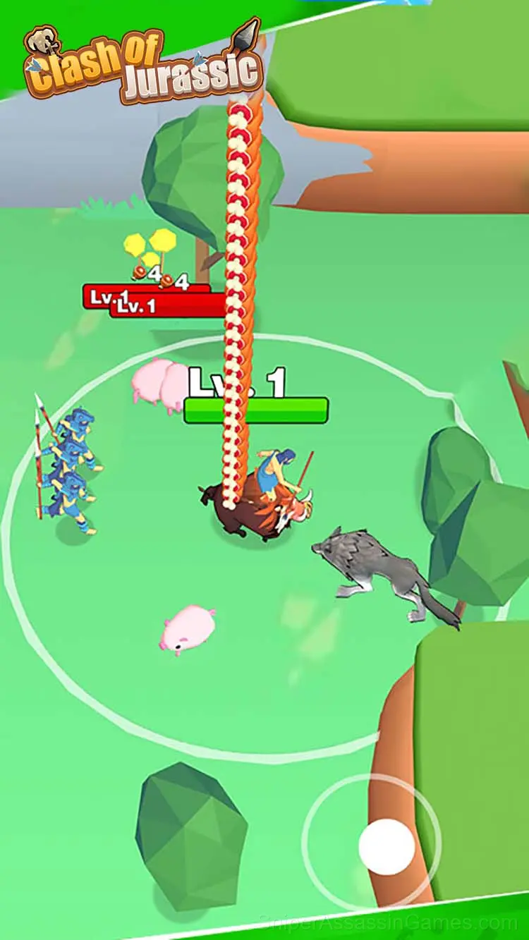 Clash of Jurassic gameplay screenshot 5