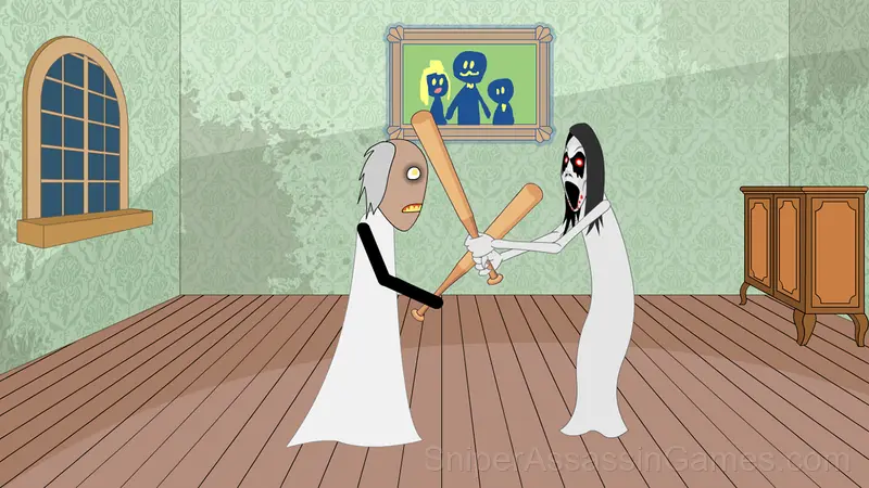 Granny and Slendrina gameplay screenshot 2