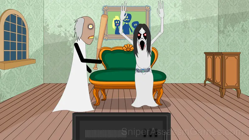 Granny and Slendrina gameplay screenshot 4