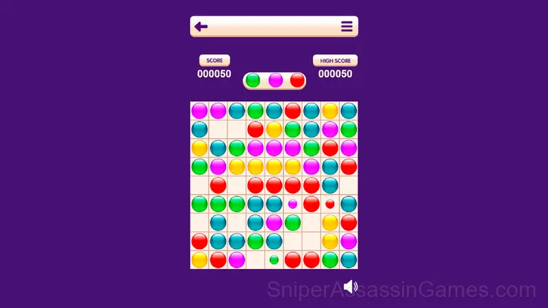 Lines Balls 98 match 5 gameplay screenshot 1