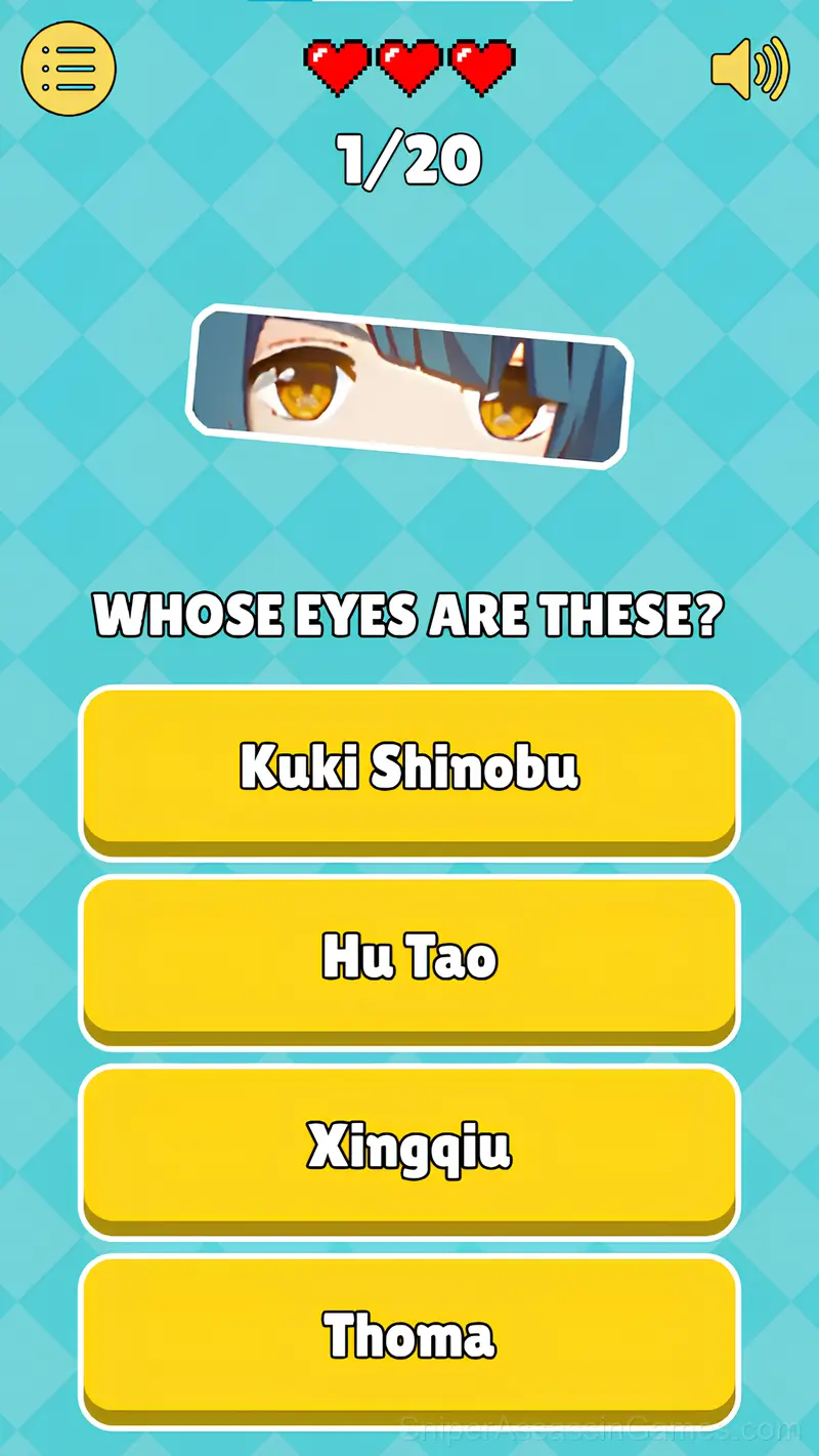 Genshin: Quiz Collection gameplay screenshot 2