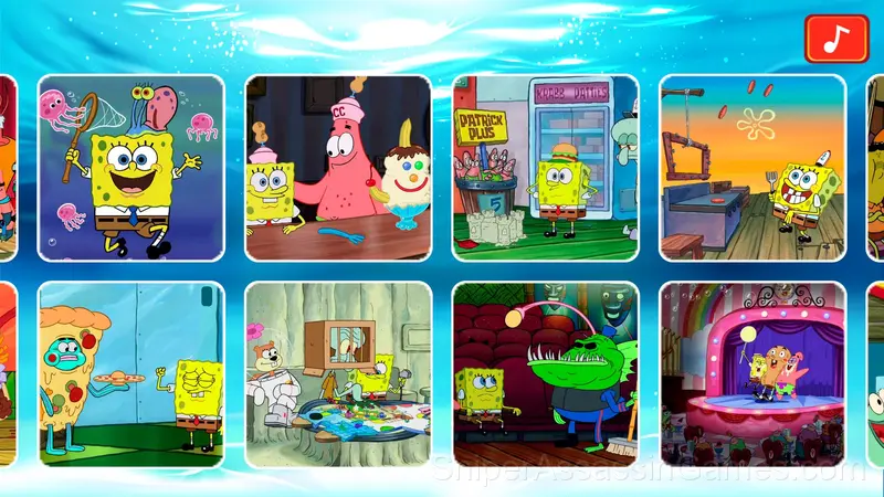 Sponge Bob: Spot the differences! gameplay screenshot 2