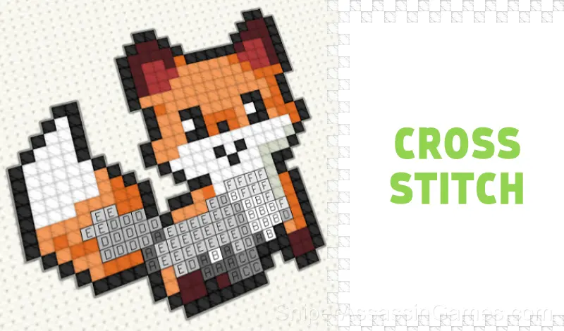 Play Cross stitch: knitting