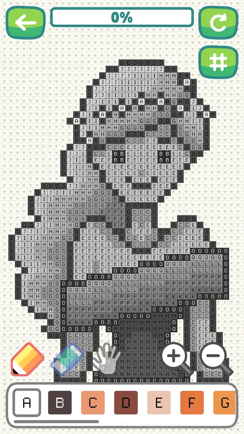Cross stitch: knitting gameplay screenshot 2
