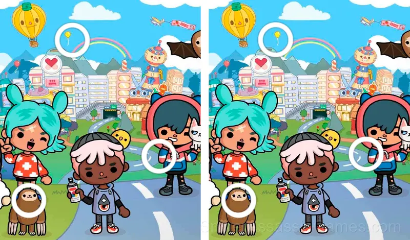 Play Toca Boca: Spot the differences!