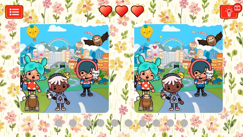 Toca Boca: Spot the differences! gameplay screenshot 1