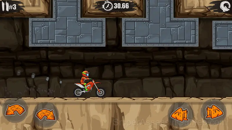 Moto x3m Spooky Land gameplay screenshot 3