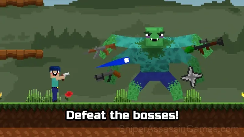 Noob Shooter: 2 players game gameplay screenshot 2