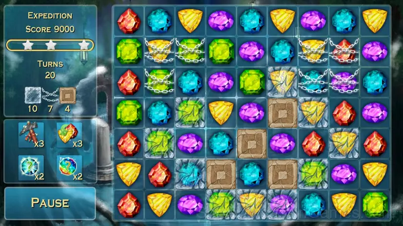 Forgotten Treasure 2 Match 3 gameplay screenshot 1