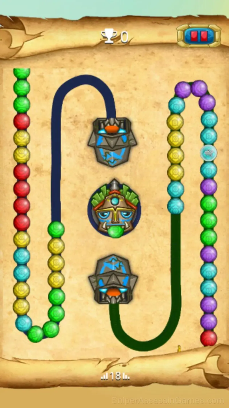 Zumbla classic gameplay screenshot 2