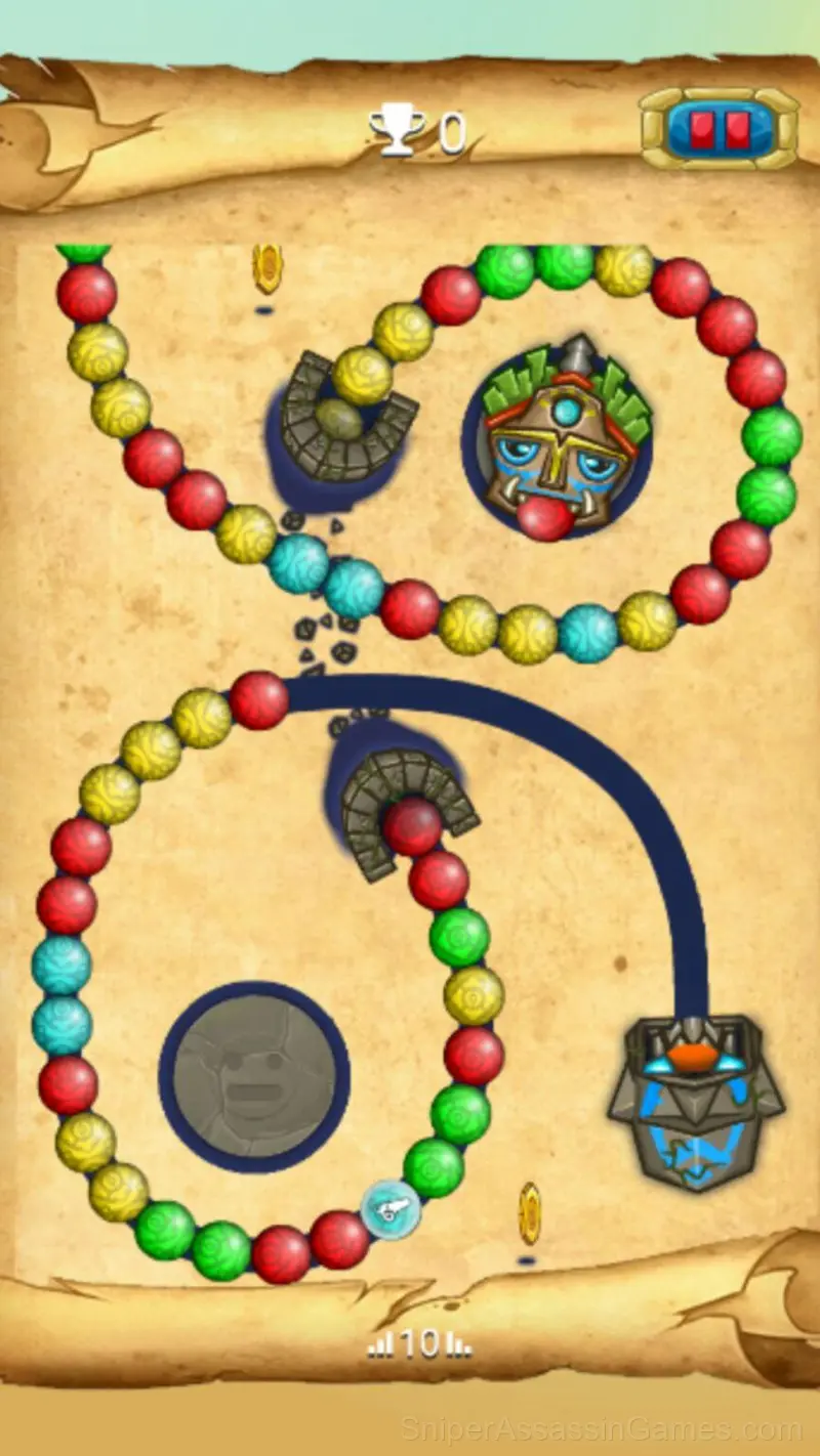 Zumbla classic gameplay screenshot 3