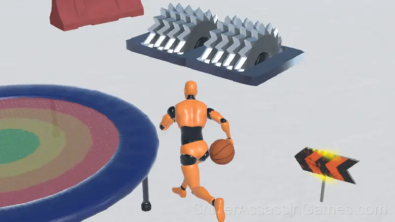 Ragdoll Mega Dunk gameplay screenshot 2