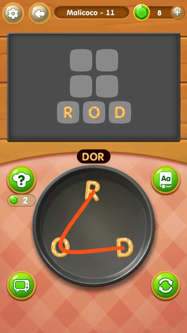 Word chef gameplay screenshot 1
