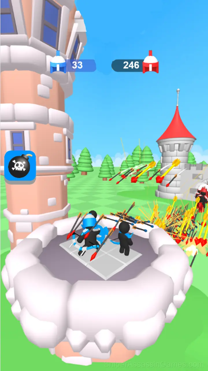 Stick Archers gameplay screenshot 1