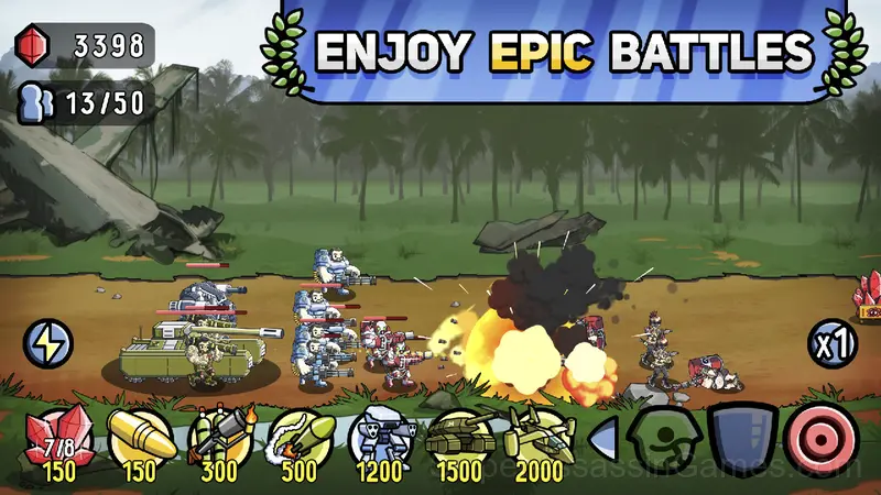 World Battle of the Future gameplay screenshot 1