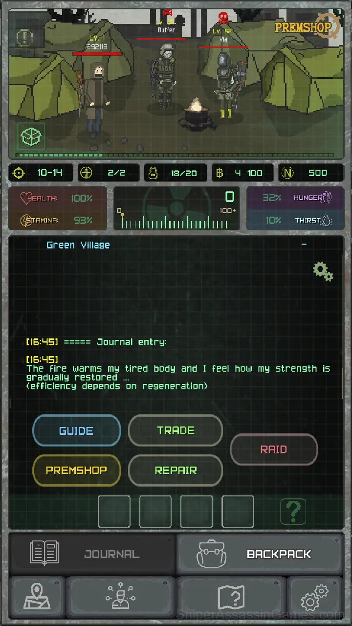 Pocket ZONE gameplay screenshot 1