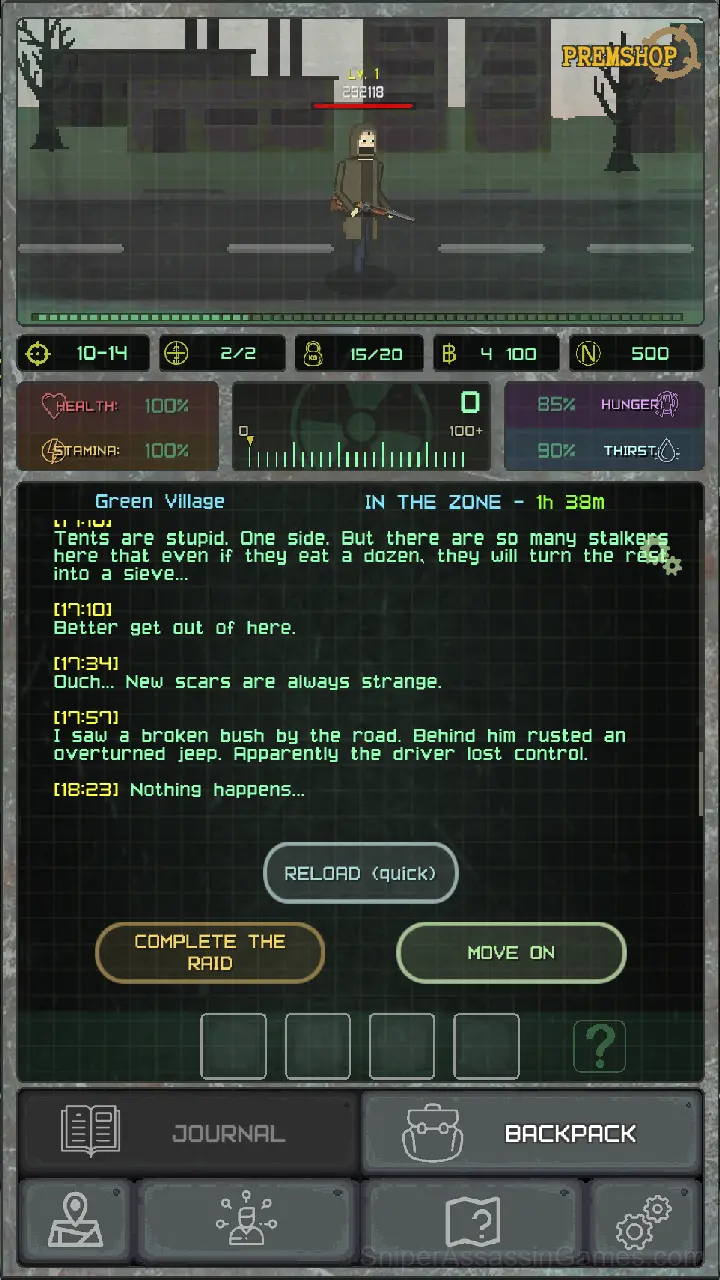 Pocket ZONE gameplay screenshot 2