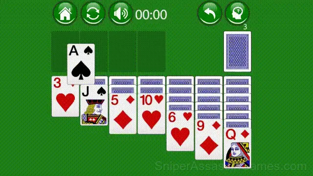 Solitaire 1/3 cards gameplay screenshot 5