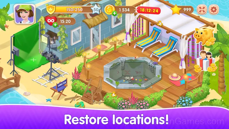 Villa by the sea Find the differences gameplay screenshot 2