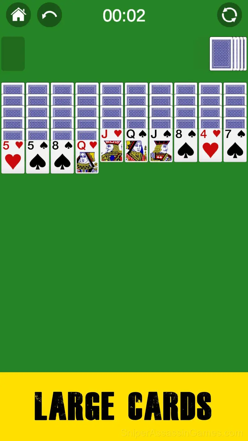 Spider solitaire all maste gameplay screenshot 1