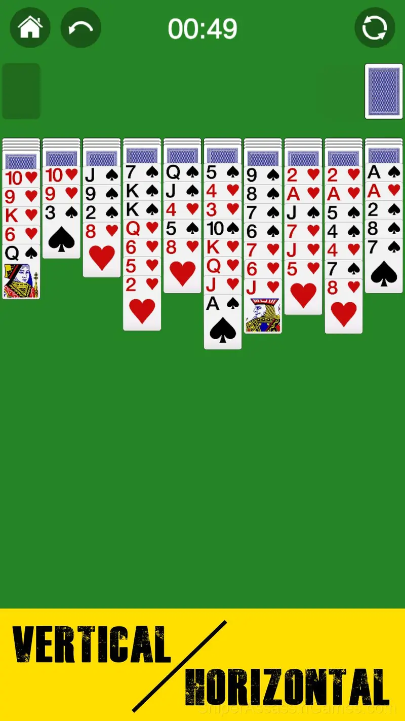 Spider solitaire all maste gameplay screenshot 2