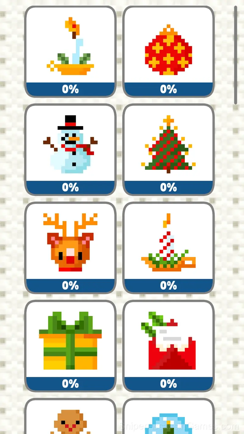 Cross stitch: Christmas gameplay screenshot 4